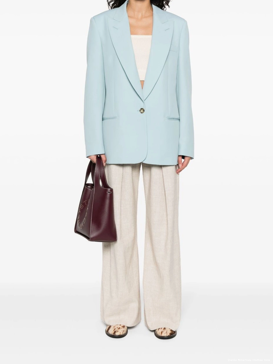 Affordable blazer Women Stella single-breasted oversized McCartney 0821